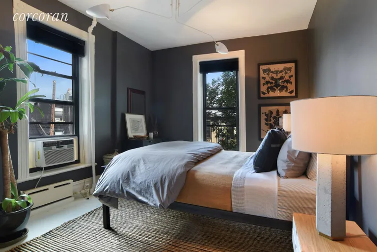 New York City Real Estate | View 749 Union Street, 3L | Master Bedroom w/double exposures & tree top views | View 6