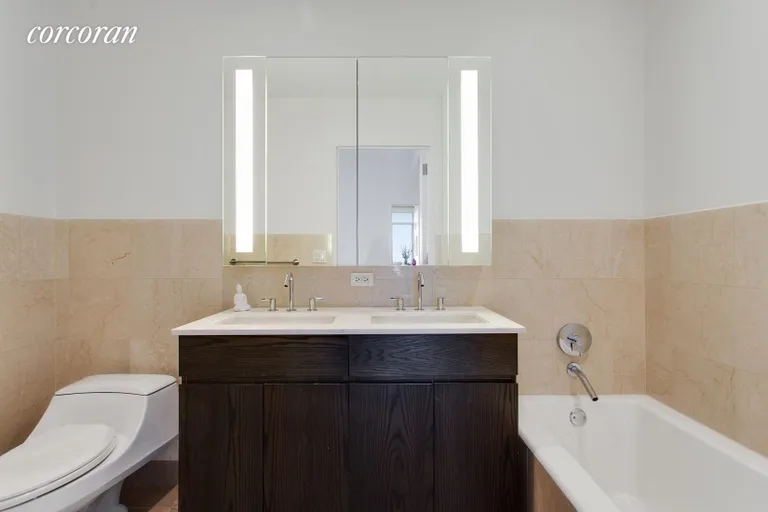 New York City Real Estate | View 1 NORTHSIDE PIERS, PH10 | Master Bathroom | View 5