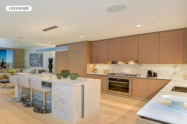 New York City Real Estate | View 15 Hudson Yards, 79D | Tonal Scheme Kitchen  | View 4