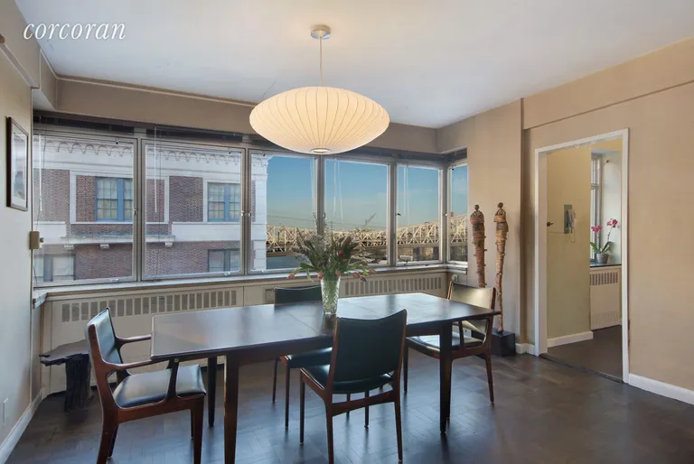 New York City Real Estate | View 25 Sutton Place South, 18D | North Facing Dining Room | View 3