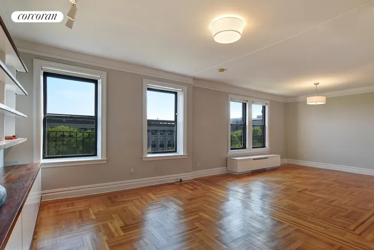 New York City Real Estate | View 255 Eastern Parkway, F16 | Living Room / Dining Room | View 7