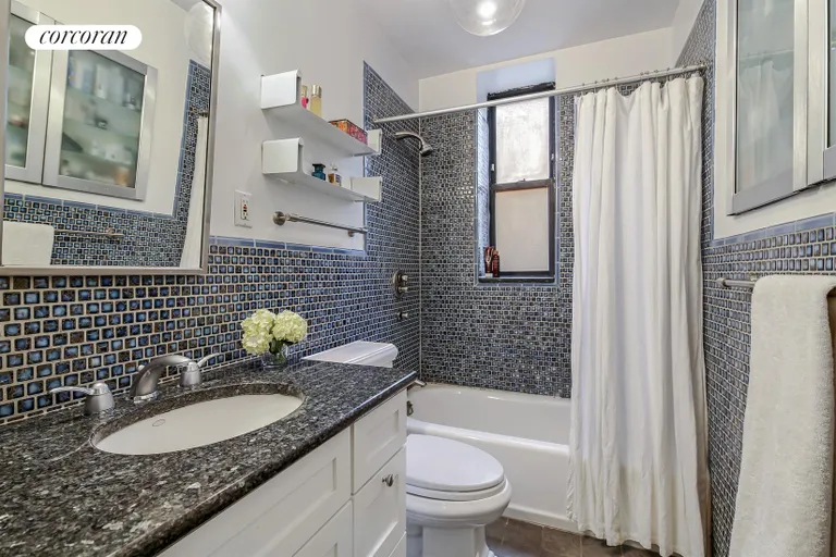 New York City Real Estate | View 135 Prospect Park West, 21A | Windowed Spa Bathroom | View 7