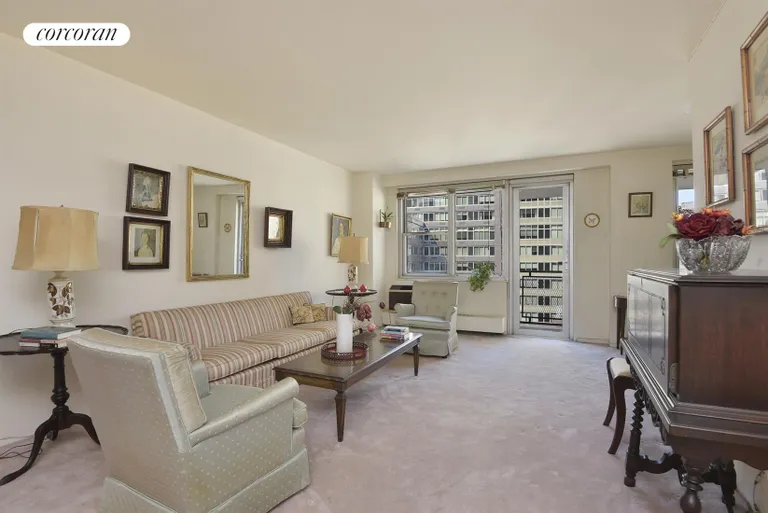 New York City Real Estate | View 303 West 66th Street, 13DW | Living Room | View 5
