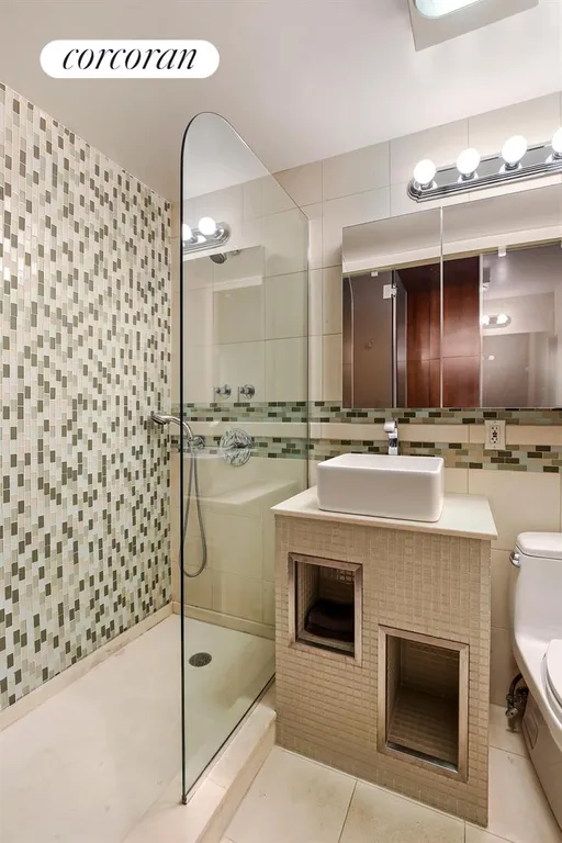 New York City Real Estate | View 23 Waverly Place, 6X | Renovated Bathroom w/Walk-in Shower | View 4