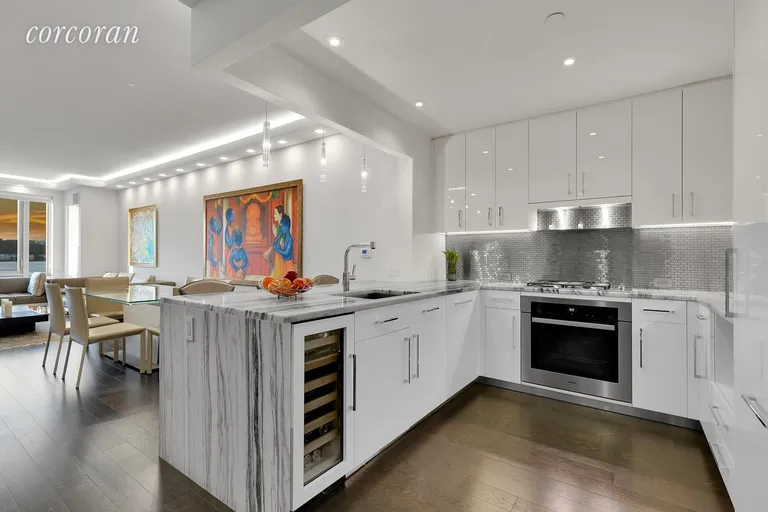 New York City Real Estate | View 50 Riverside Boulevard, 3A | Open Kitchen | View 3