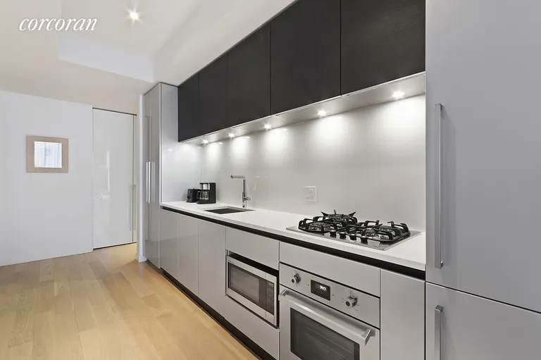 New York City Real Estate | View 540 West 49th Street, 605N | Luxe Kitchen | View 2