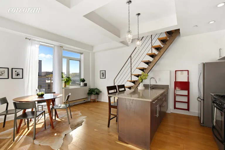 New York City Real Estate | View 14 Monitor Street, 4D | Kitchen / Dining Room | View 2