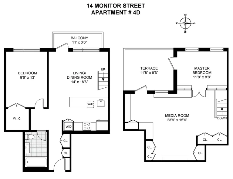 14 Monitor Street, 4D | floorplan | View 9