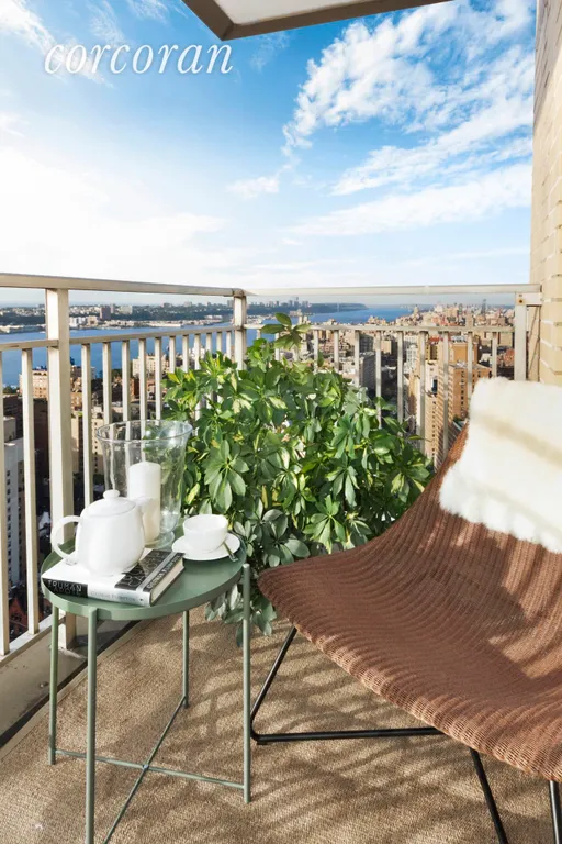 New York City Real Estate | View 201 West 70th Street, PH 42AB | North Balcony | View 6