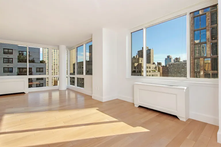New York City Real Estate | View 389 East 89th Street, 15C | Living Room | View 8