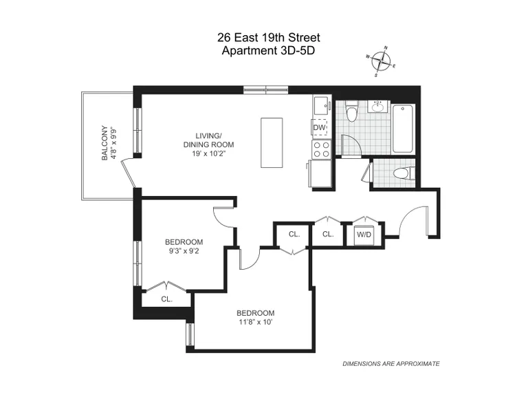 26 East 19th Street, 3D | floorplan | View 1