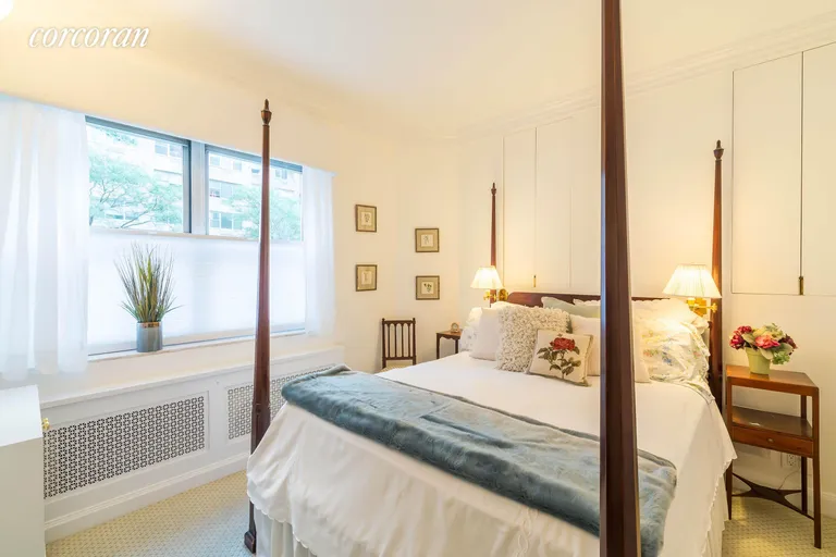 New York City Real Estate | View 20 Sutton Place South, 1C | Master Bedroom with custom cabinetry +Walk-in-Clst | View 7