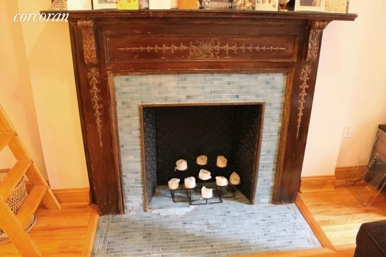 New York City Real Estate | View 346 West 87th Street, 3B | Decorative original fireplace | View 3