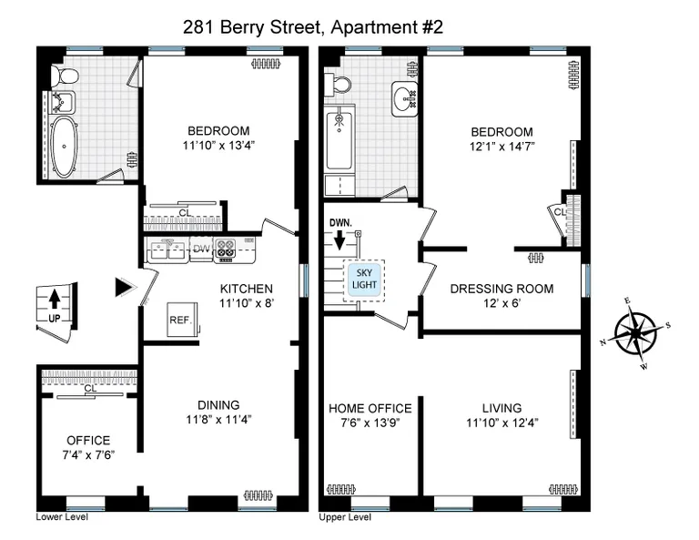 281 Berry Street, 2 | floorplan | View 8