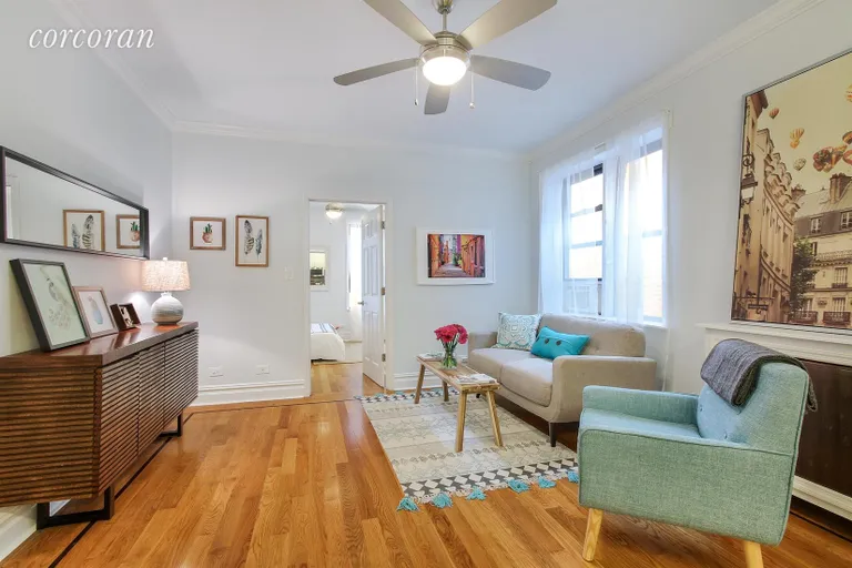 New York City Real Estate | View 186 Prospect Park West, 4D | Living Room | View 2