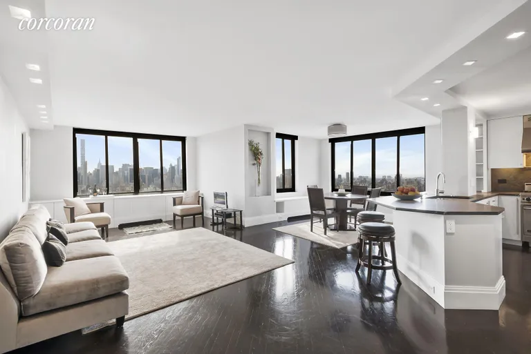 New York City Real Estate | View 115 East 87th Street, 38C | Open LR, DA, Kitchen in coveted South/West corner | View 5