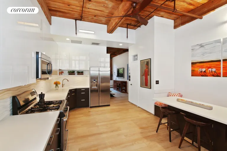 New York City Real Estate | View 420 12th Street, J1R | Open eat in kitchen | View 4