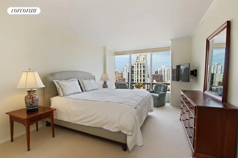 New York City Real Estate | View 860 United Nations Plaza, 29B | Master Bedroom | View 3
