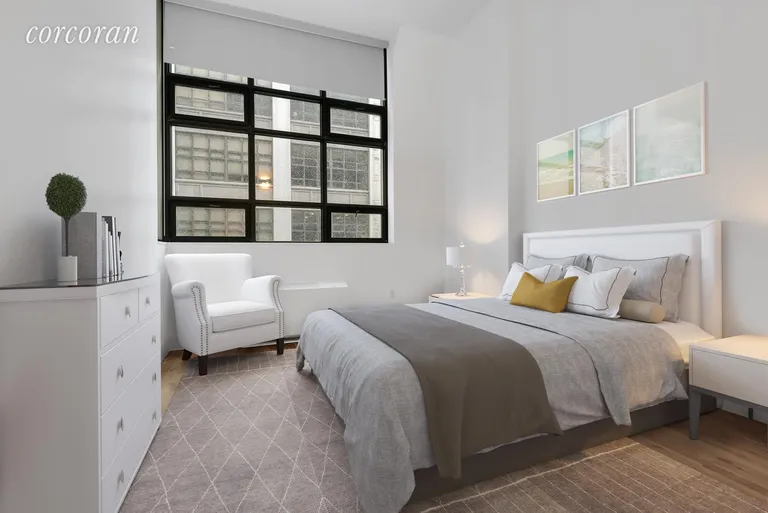 New York City Real Estate | View 360 Furman Street, 743 | Second bedroom | View 4