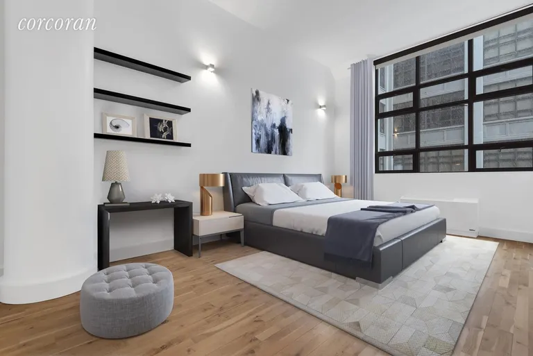 New York City Real Estate | View 360 Furman Street, 743 | Master bedroom | View 3
