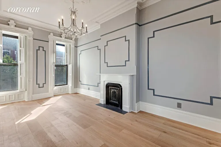 New York City Real Estate | View 865 Lafayette Avenue, 1 | South Facing Parlor Living Space | View 3