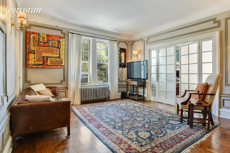 New York City Real Estate | View 125 Prospect Park West, 3B | Living Room | View 8