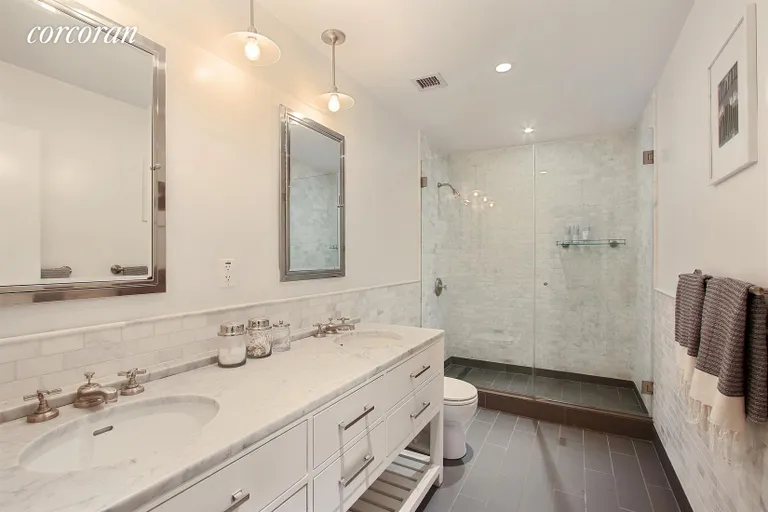 New York City Real Estate | View 202 President Street, 3 | Master bathroom | View 16