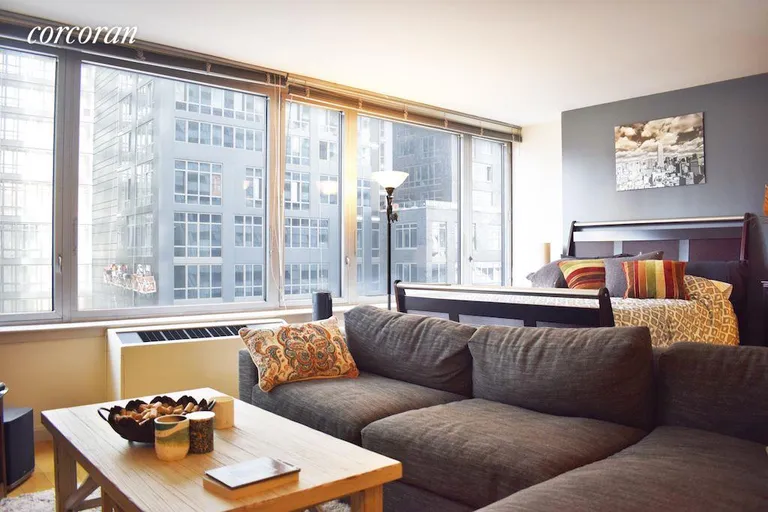 New York City Real Estate | View 601 West 57th Street, 7C | 1 Bath | View 1