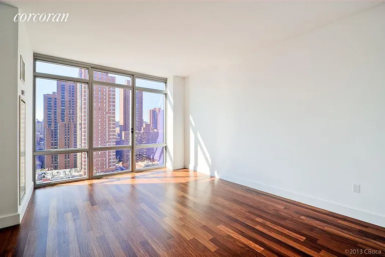 New York City Real Estate | View 333 East 91st Street, 19D | Master Bedroom with huge walk-in closets | View 5