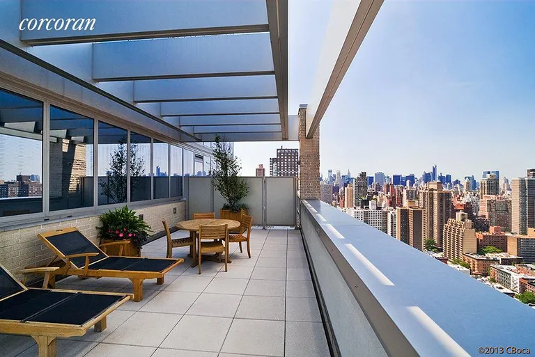 New York City Real Estate | View 333 East 91st Street, 19D | Roof Top Terrace | View 11