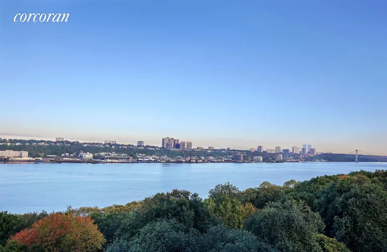 New York City Real Estate | View 420 Riverside Drive, 9B | View Up to The George Washington Bridge | View 8