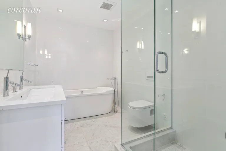 New York City Real Estate | View 582 Madison Street, 2 | Spa bathroom! | View 5