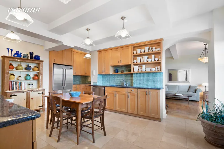 New York City Real Estate | View 135 Eastern Parkway, 15K | Open to the dining room... | View 7