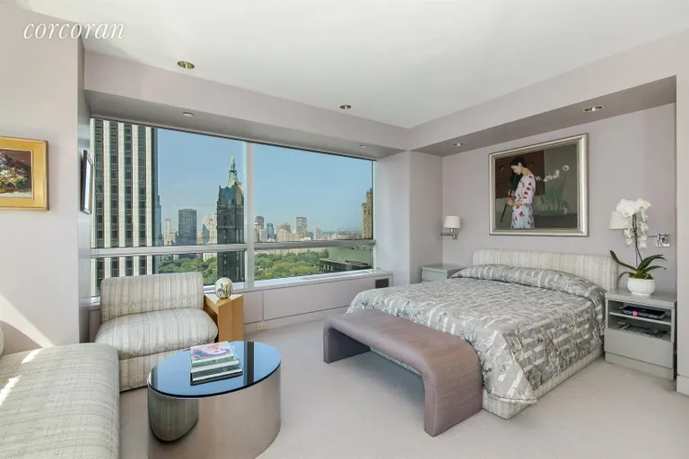 New York City Real Estate | View 500 Park Avenue, 37 | Secondary Master Suite w
SW exposure; Park VIew | View 10