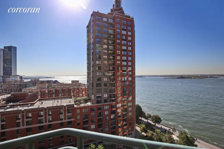 New York City Real Estate | View 333 Rector Place, PH6S | Southern Harbor and River Views | View 13