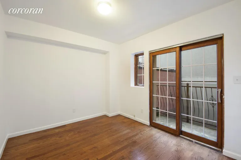 New York City Real Estate | View 220 Greene Avenue, 1 | Second bedroom or home office w. balcony | View 4