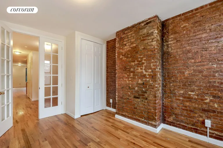 New York City Real Estate | View 477 Hicks Street, 2R | Gorgeous french doors and exposed brick!  | View 5