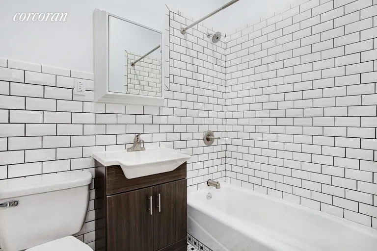 New York City Real Estate | View 674 Franklin Avenue, 1 | Brand New Bathroom | View 7
