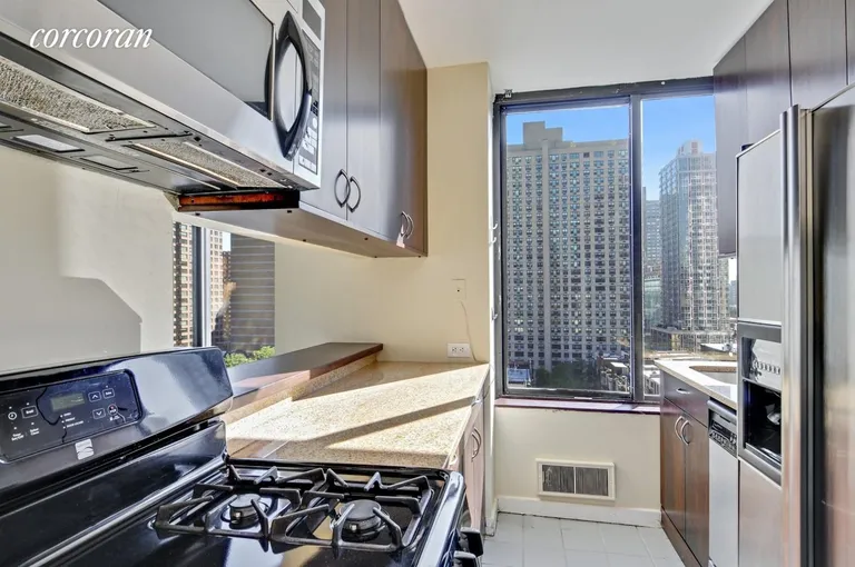 New York City Real Estate | View 300 East 93rd Street, 14E | Pass Through Kitchen  | View 2