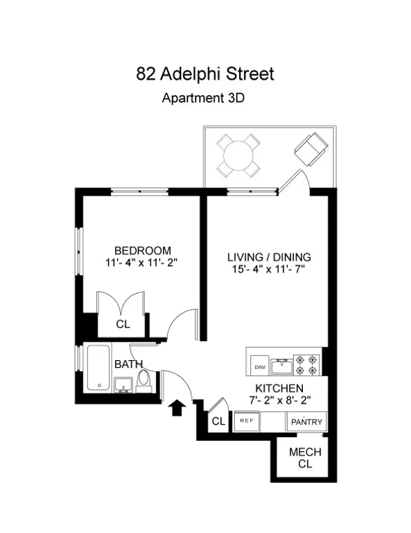 82 Adelphi Street, 3D | floorplan | View 6
