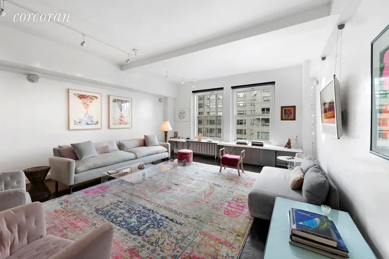 New York City Real Estate | View 1 Fifth Avenue, 15E | Beautifully furnished by ABC Carpet & Home | View 2