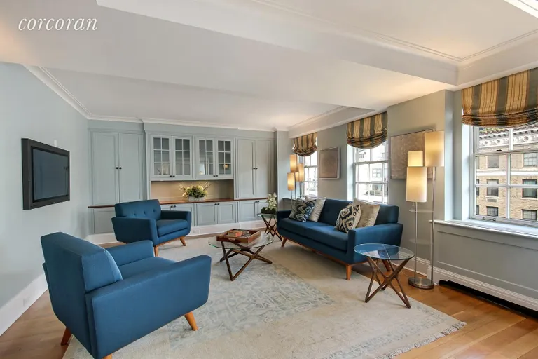 New York City Real Estate | View 52 East 72nd Street, PHB | Living Room | View 3