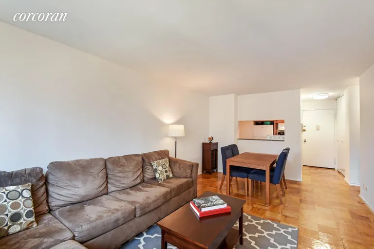 New York City Real Estate | View 245 East 54th Street, 21B | Only Floor Plan with Designated Dining Area | View 3