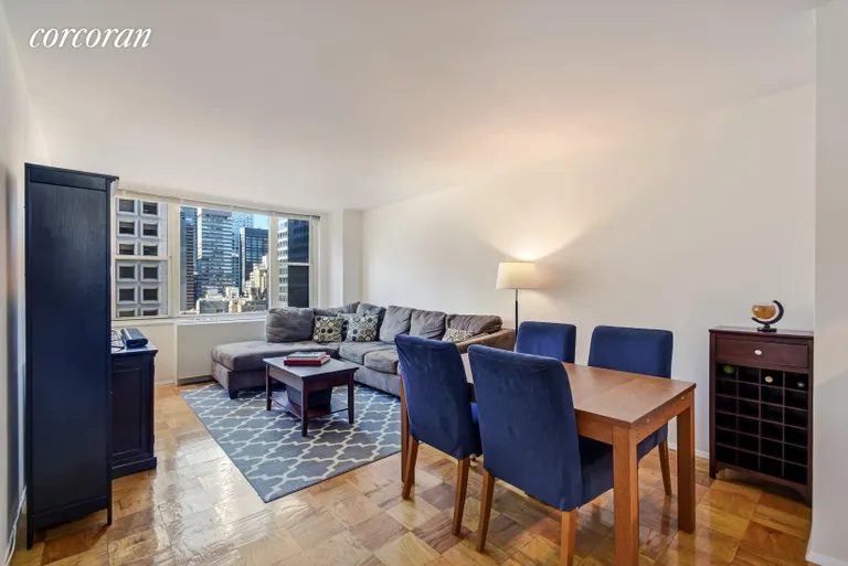 New York City Real Estate | View 245 East 54th Street, 21B | 1 Bed, 1 Bath | View 1