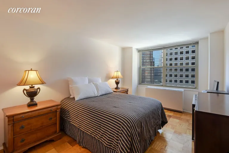 New York City Real Estate | View 245 East 54th Street, 21B | Large Bedroom, Big Enough for King-Sized Bed | View 4