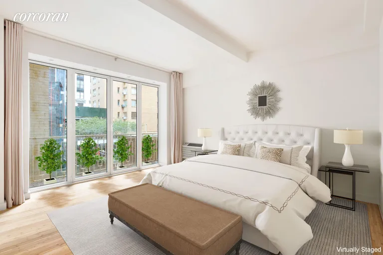 New York City Real Estate | View 230 Central Park South, 2DE | Private Master Bedroom with Balcony  | View 3