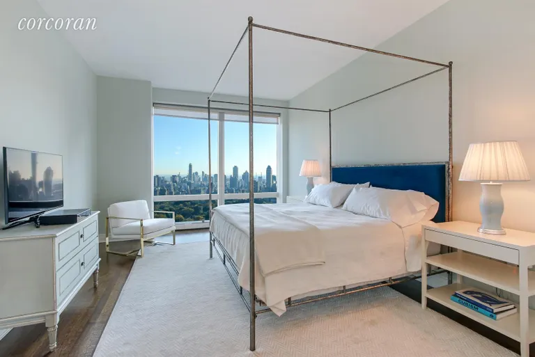 New York City Real Estate | View 25 Columbus Circle, 54B | Master Bedroom | View 4