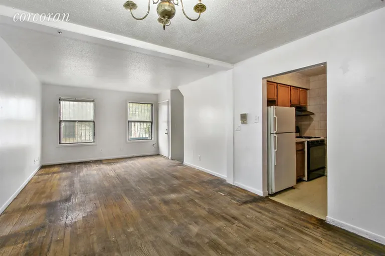 New York City Real Estate | View 221 Tompkins Avenue | Living Room / Dining Room | View 2