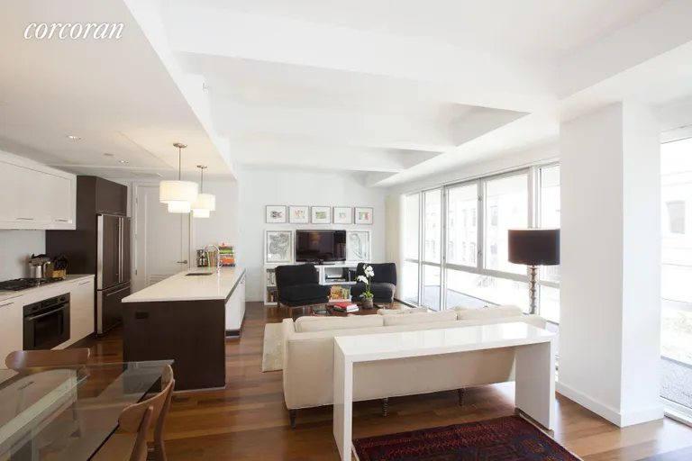 New York City Real Estate | View 125 North 10th Street, N2B | Bright with a Wall of Floor-to-Ceiling Windows | View 3