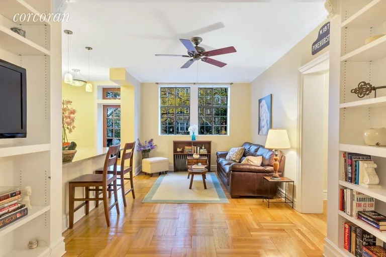 New York City Real Estate | View 116 Pinehurst Avenue, S2 | Other LR photo includes built-in bookshelves | View 4